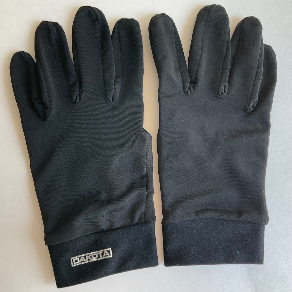 🧚 2/$15 Dakota Polyester/Spandex Glove Liners Black Size L/XL
